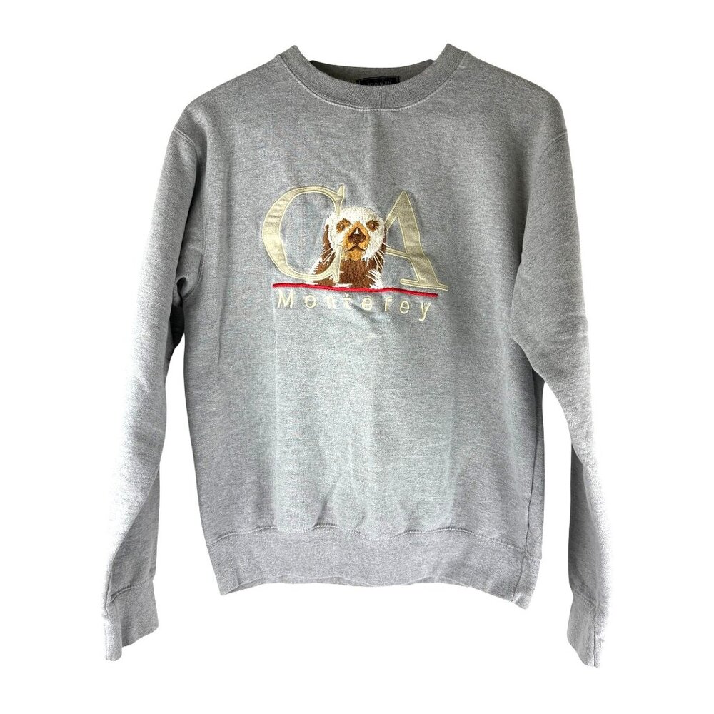 VTG Embroidered California Monterey Sea Otter Taylor Swift Sweatshirt, Women's S